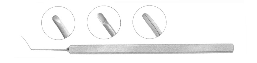DALK Korneal Disektör Flat 12mm